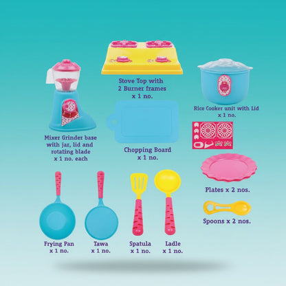 Funskool Kitchen Set Deluxe by Gifthubmart