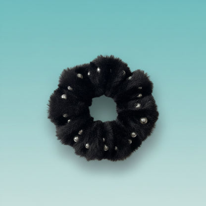 Fur and Pearl Scrunchies by Gift Hub Mart