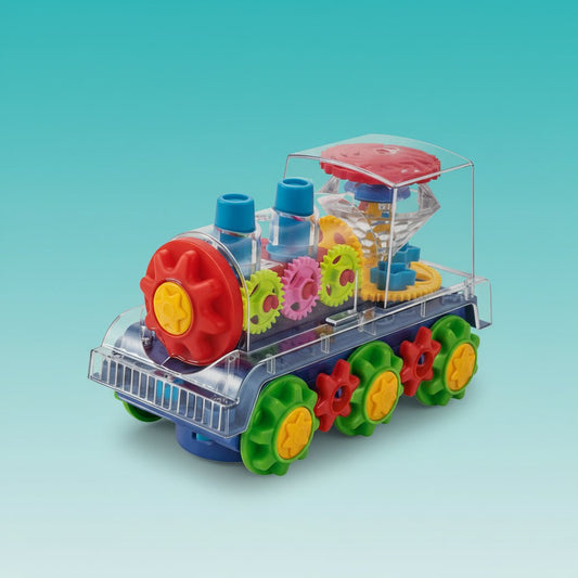 Gear Transparent Train 3+ by Gifthubmart
