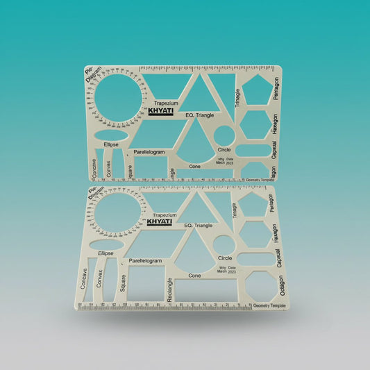 Geometry Template 16 Shapes by Gifthubmart