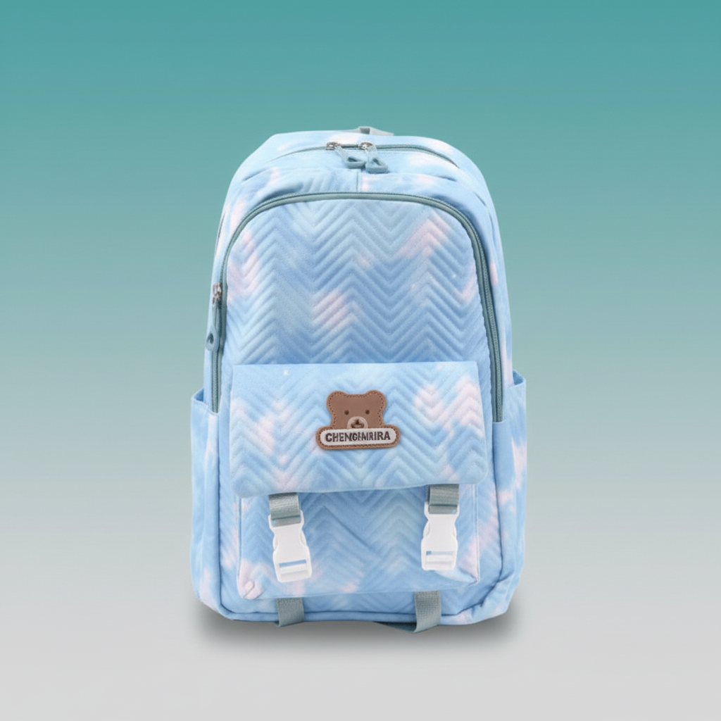 GIBO Lightweight College Bag Quilted Print by Gifthubmart