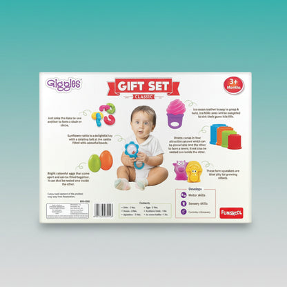 Giggles GIFT SET CLASSIC 6m+ by Gifthubmart