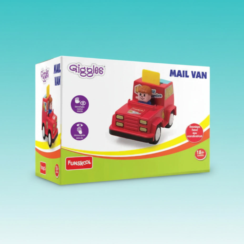 Giggles Mail Van 18m+ by Gift Hub Mart
