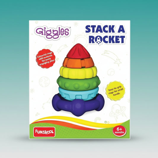 Giggles STACK A ROCKET 6m+ by Gifthubmart