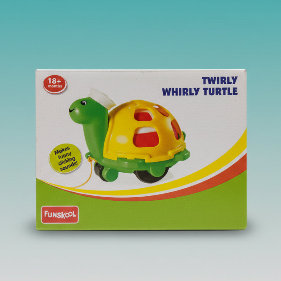 Giggles Twirly Whirly Turtle 18m+ by Gift Hub Mart