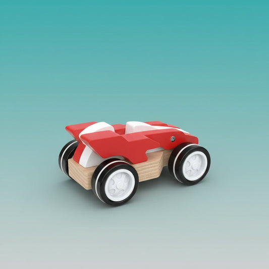 Giggles Woode Race Car 3+ by Gift Hub Mart