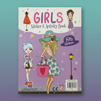 Girls Sticker & Activity Book by Gift Hub Mart