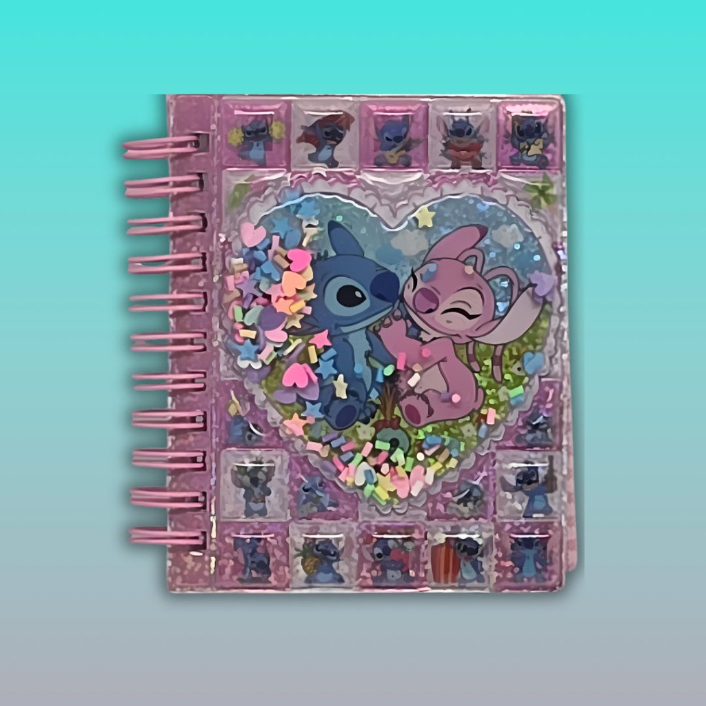 Glitter Water Diary Small by Gift Hub Mart