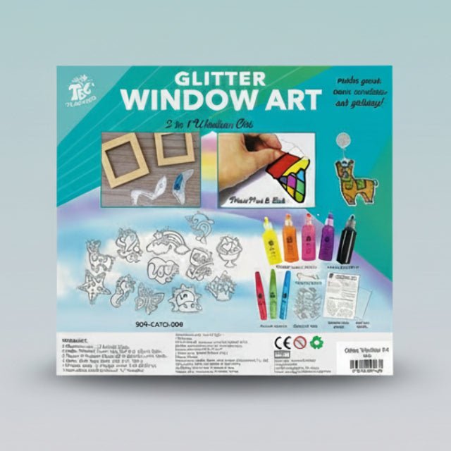 Glitter Window Art by Gifthubmart