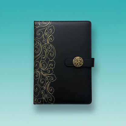 Gold Print Flap Diary by Gift Hub Mart