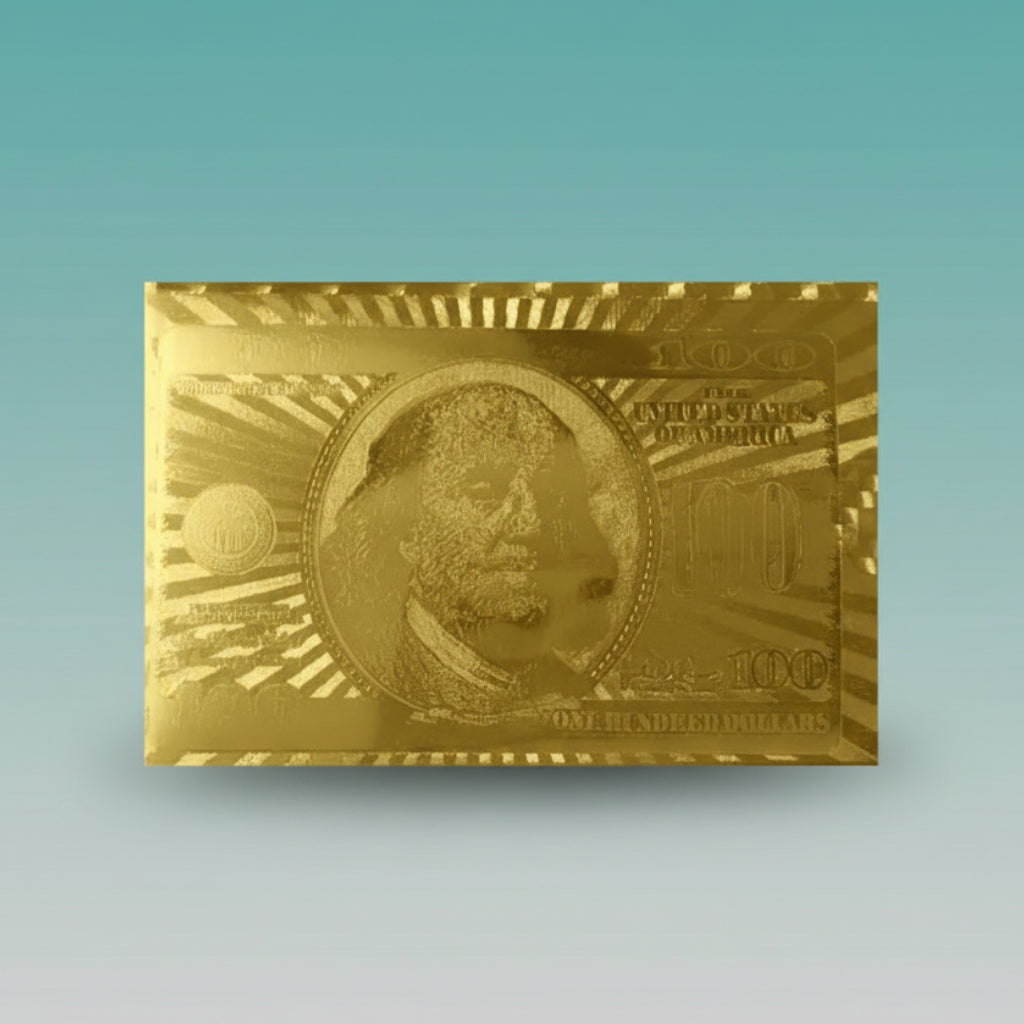 Golden Playing Cards by Gift Hub Mart
