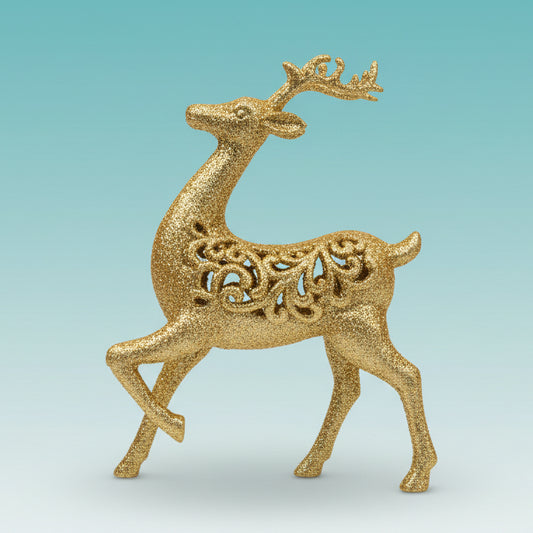 Golden Reindeer Big by Gift Hub Mart