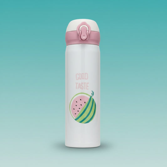 Good Taste Insulated Push Button Water Bottle by Gifthubmart