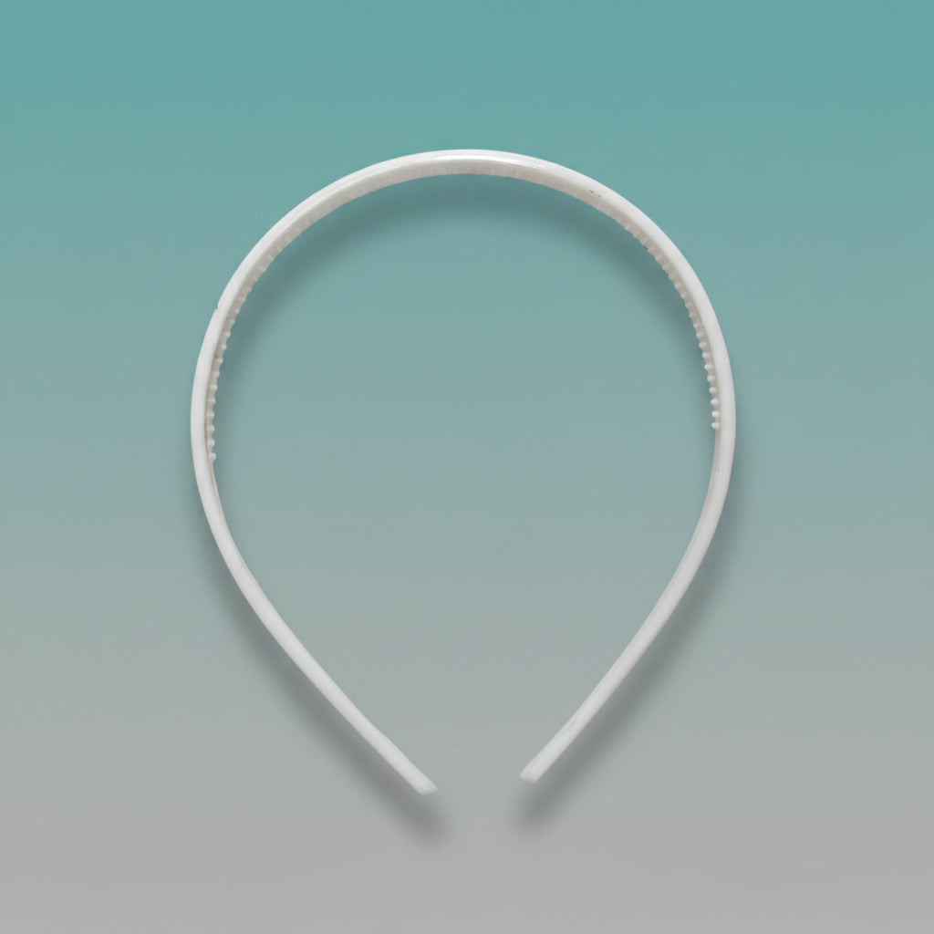 Hair Band Thin White by Gifthubmart