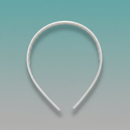 Hair Band Thin White by Gifthubmart