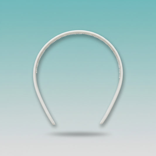 Hair Band Wide White by Gifthubmart