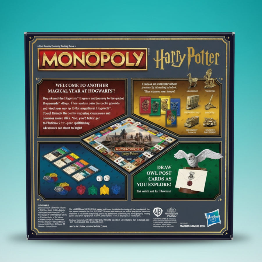 Hasbro Harry Potter Monopoly 8+ by Gifthubmart