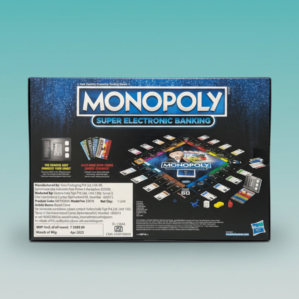 Hasbro Monopoly Super Electronic Banking 8+ by Gift Hub Mart