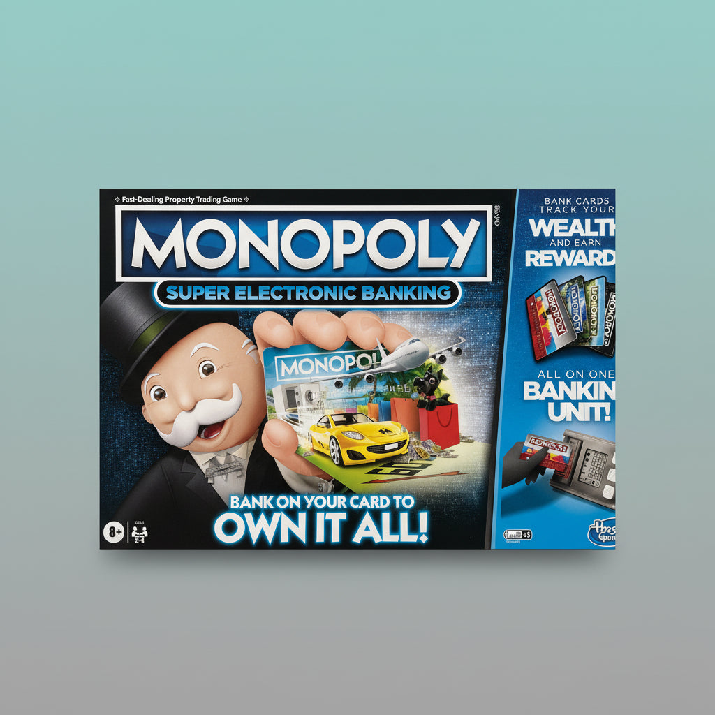 Hasbro Monopoly Super Electronic Banking 8+ by Gift Hub Mart