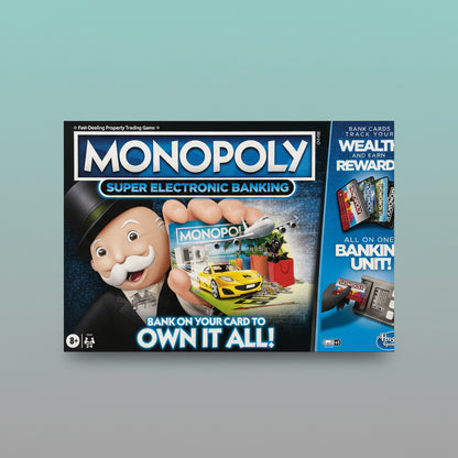 Hasbro Monopoly Super Electronic Banking 8+ by Gift Hub Mart