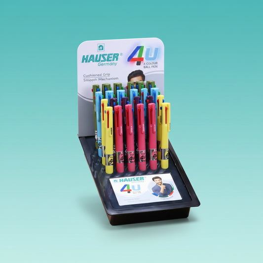 Hauser Germany 4U Colour Ball Pen by Gift Hub Mart