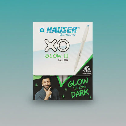 Hauser XO Glow II Ball Pen Black by Gift Hub Mart