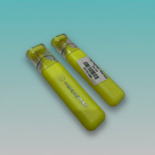 Highlighter Marker- Neon Yellow by Gifthubmart