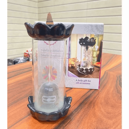 Holy Crafts Shivling Abhishek Smoke Fountain by Gift Hub Mart
