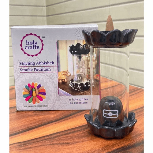 Holy Crafts Shivling Abhishek Smoke Fountain by Gift Hub Mart