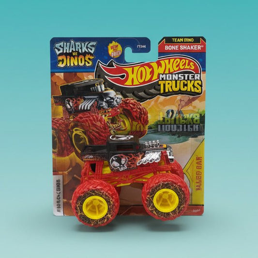 Hot Wheel Monster Trucks- Bone Shaker by Gift Hub Mart