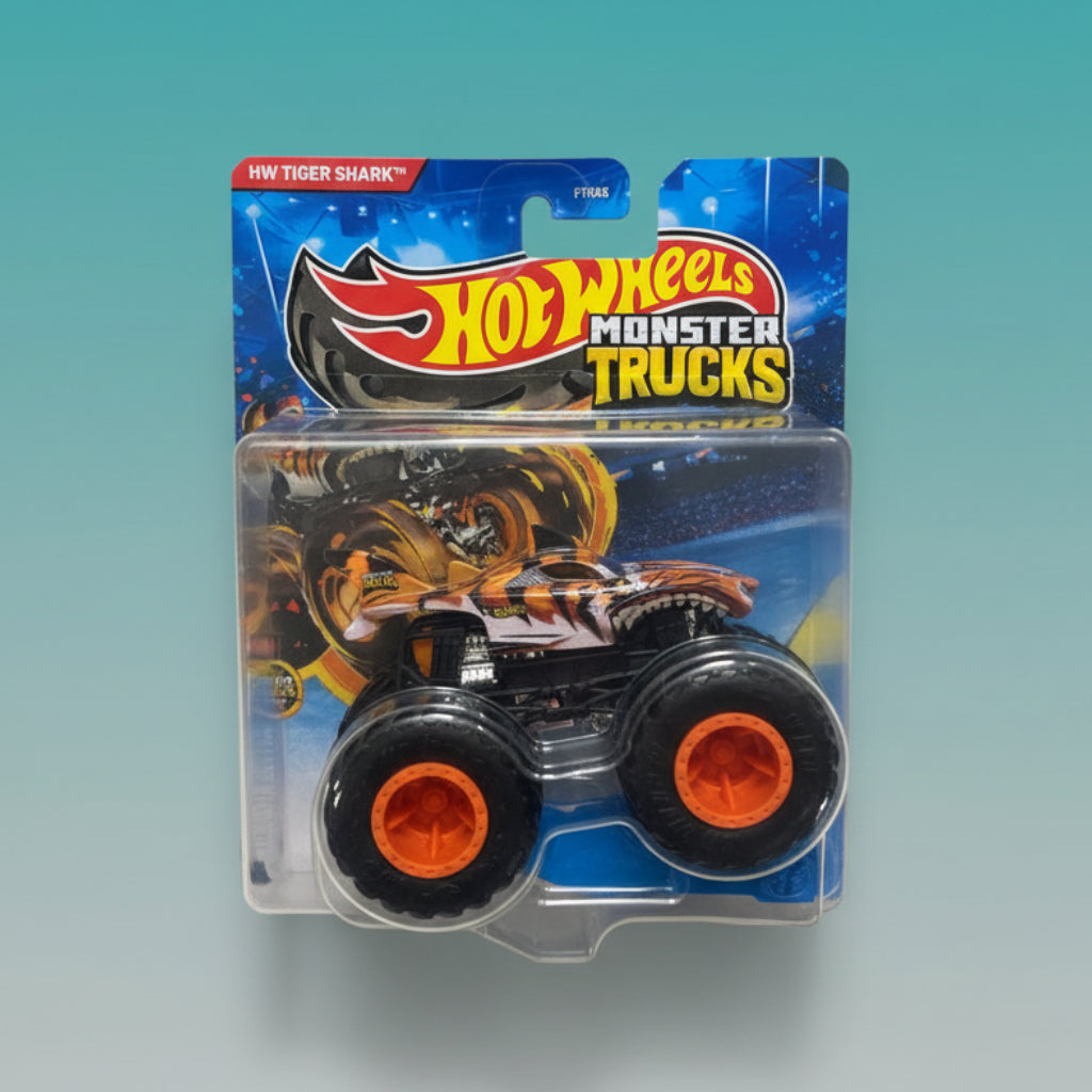 Hot Wheels Monster Trucks- HW Tiger Shark by Gift Hub Mart