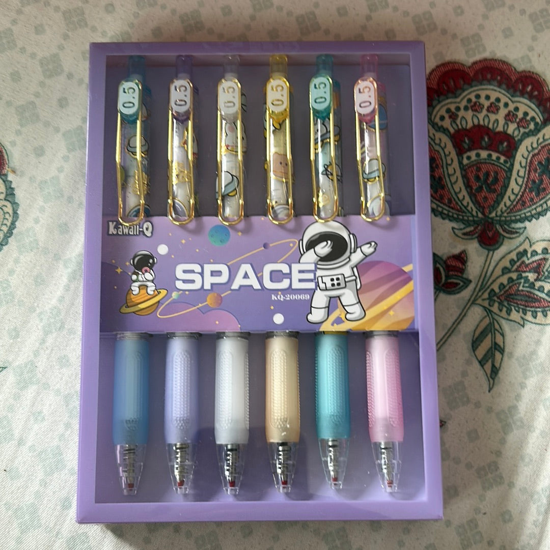 Kawaii Gel Pen- Space