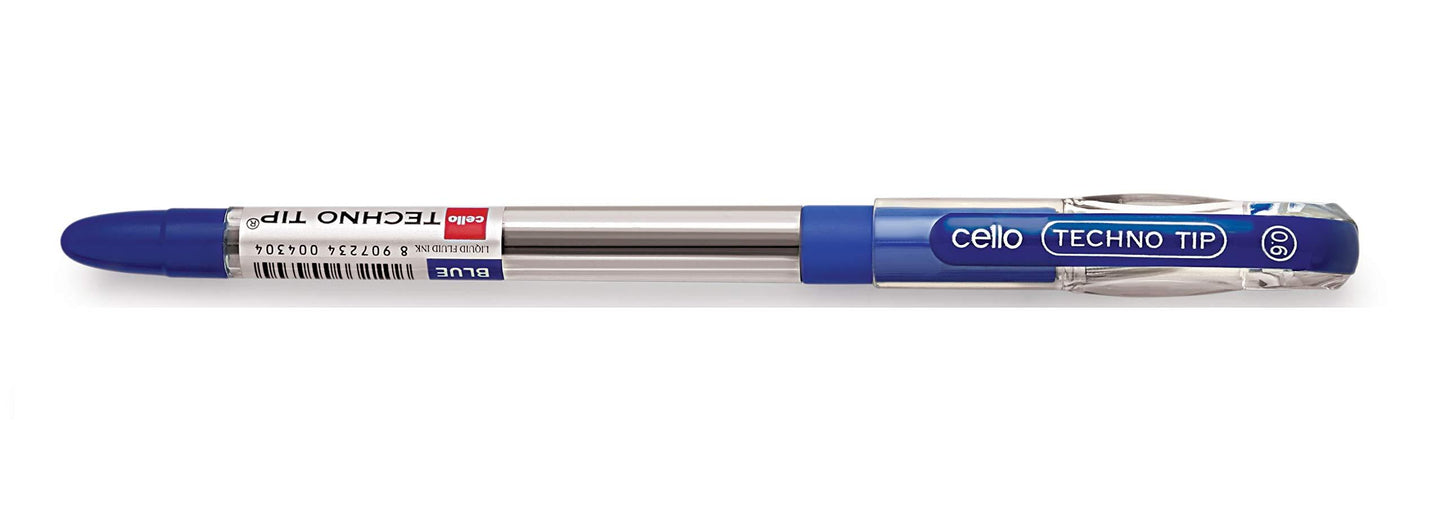 Cello Techno Tip Ball Pen Blue 0.6mm