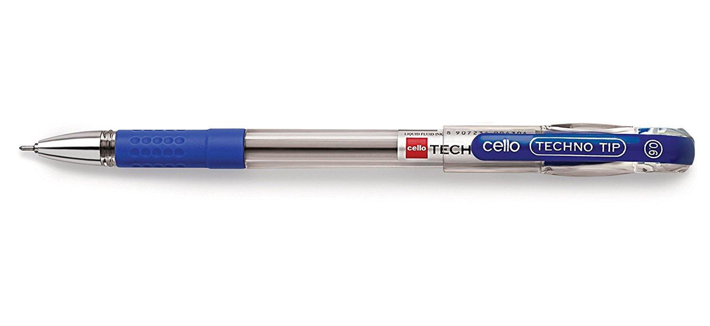 Cello Techno Tip Ball Pen Blue 0.6mm