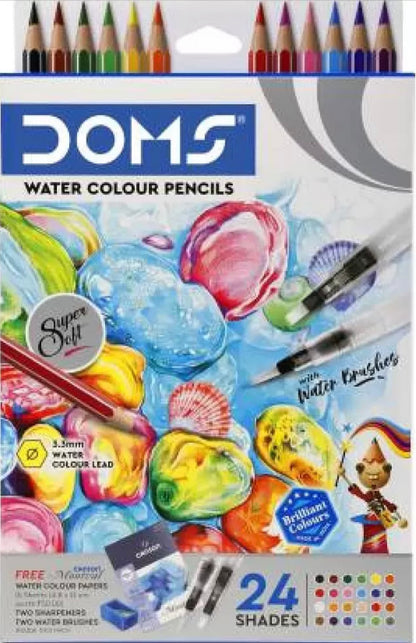 Doms Water Colour Pencils 24 Shades