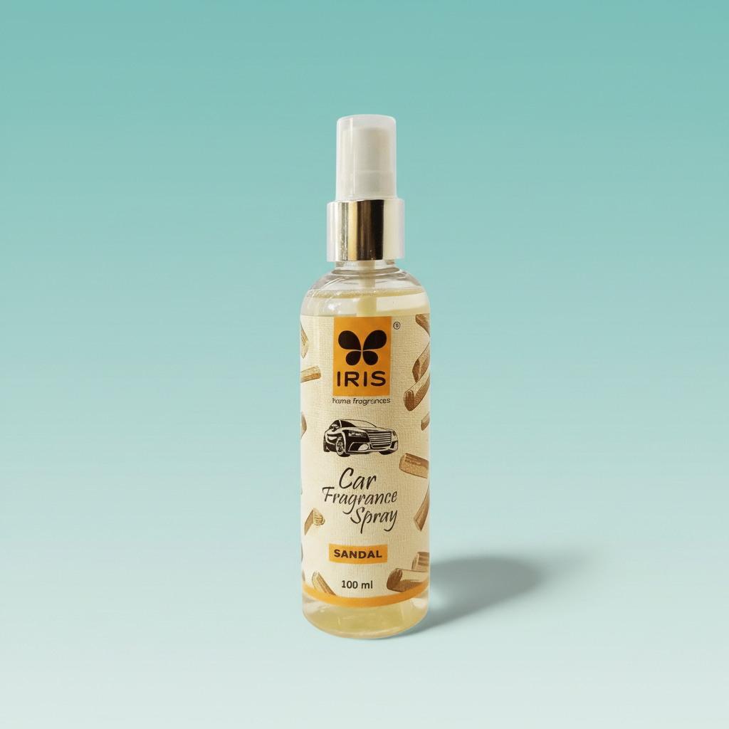 Iris Car Fragrance Spray Sandal by Gift Hub Mart