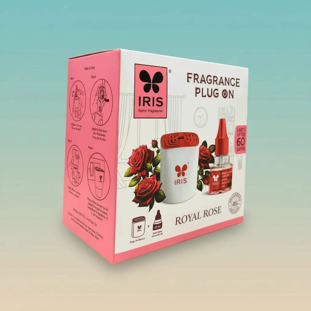 Iris Fragrance Plug On Royal Rose by Gift Hub Mart