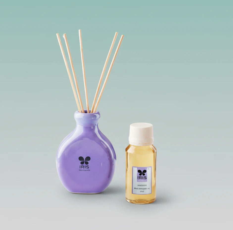 Iris Reed Difuser Set Lavender by Gift Hub Mart