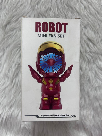 Iron Man Robot Mini Fan Set by Gift Hub Mart