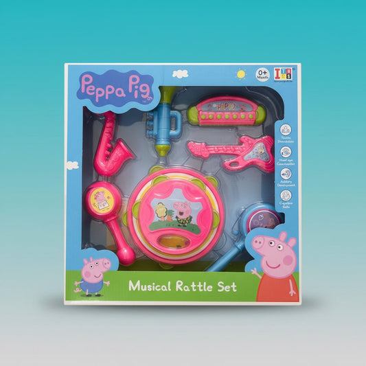 Itoys Muasical Rattle Set Peppa Pig 0m+ by Gift Hub Mart