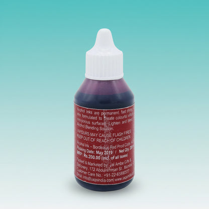 Jags Alcohol Ink Bordeaux Red by Gifthubmart