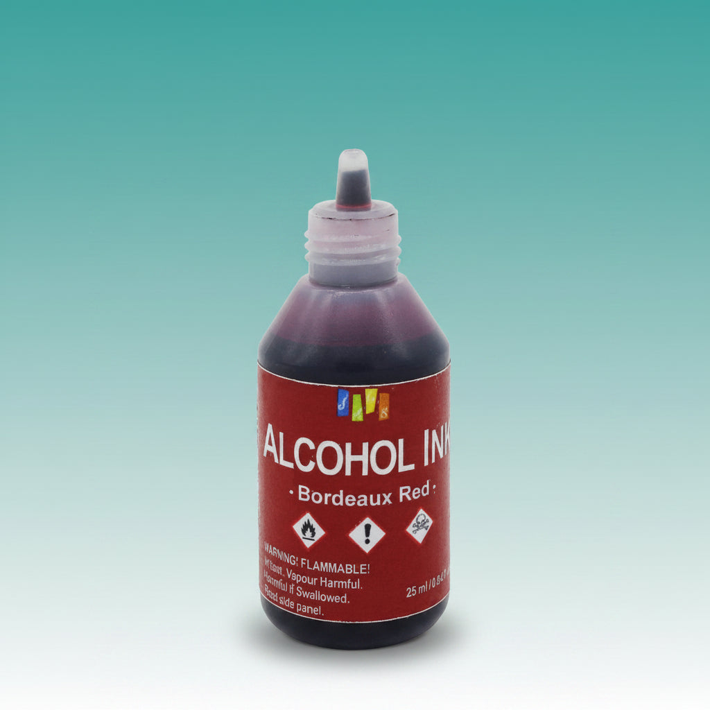 Jags Alcohol Ink Bordeaux Red by Gifthubmart