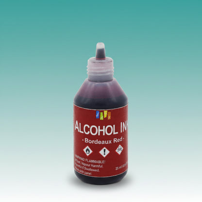Jags Alcohol Ink Bordeaux Red by Gifthubmart