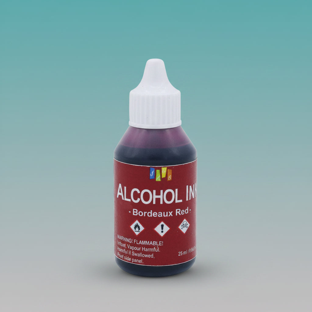 Jags Alcohol Ink Bordeaux Red by Gifthubmart