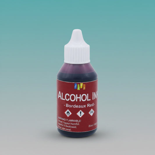 Jags Alcohol Ink Bordeaux Red by Gifthubmart