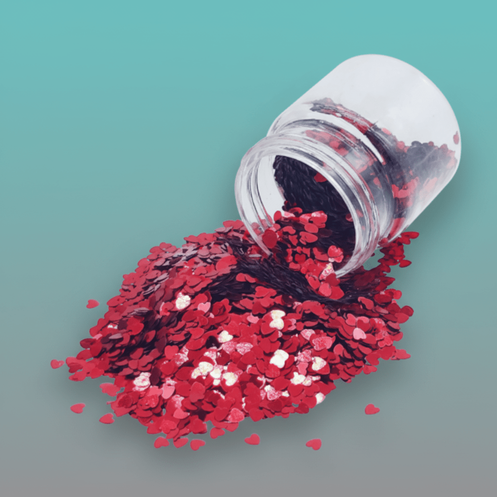 Jags Diy Sequins Heart 6 Colour Pck 60Gsm JDSH51B by Gifthubmart