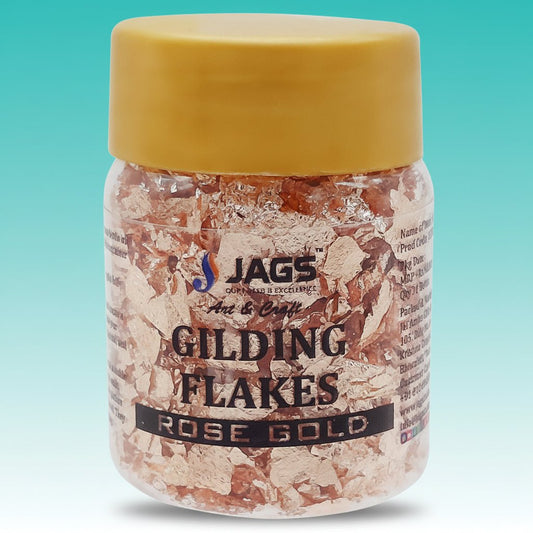 JAGS Gilding Flakes Small Bottel Rose Gold JGFSR01 by Gifthubmart