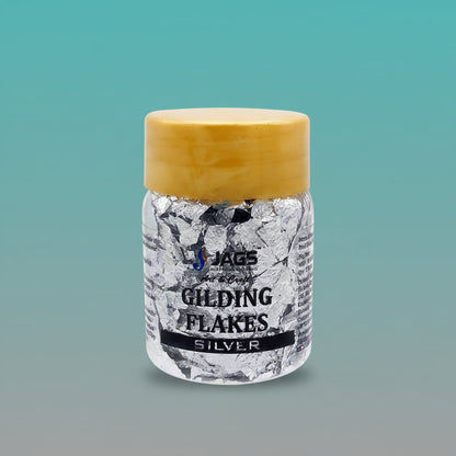JAGS Gilding Flakes Small Bottel Silver JGFSS01 by Gifthubmart
