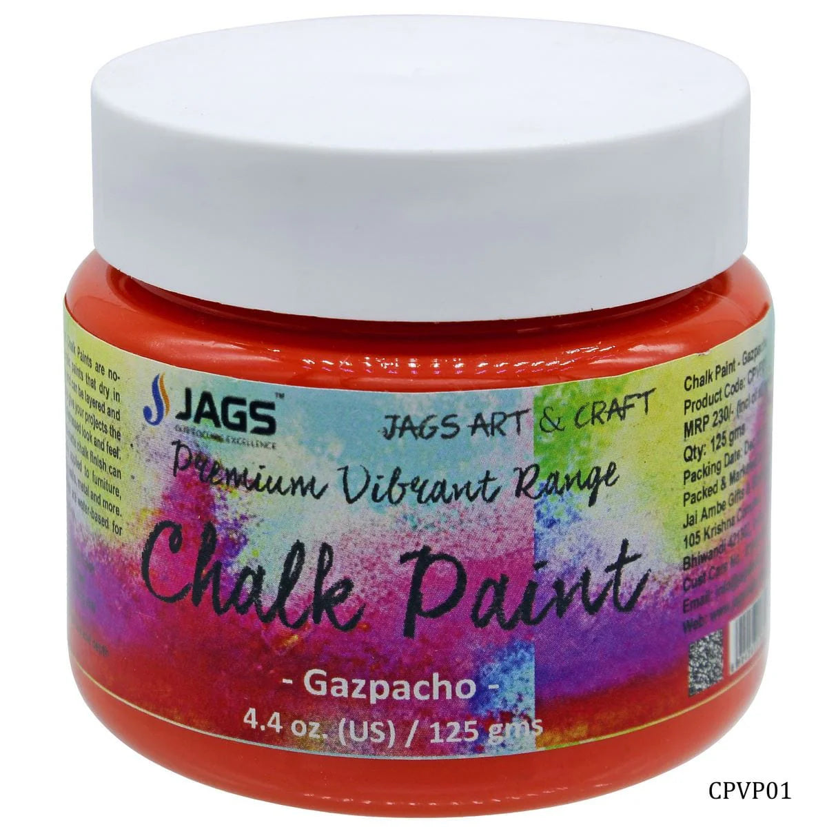 Chalk Paint Vibrant Premium Gazpacho 125ML CPVP01