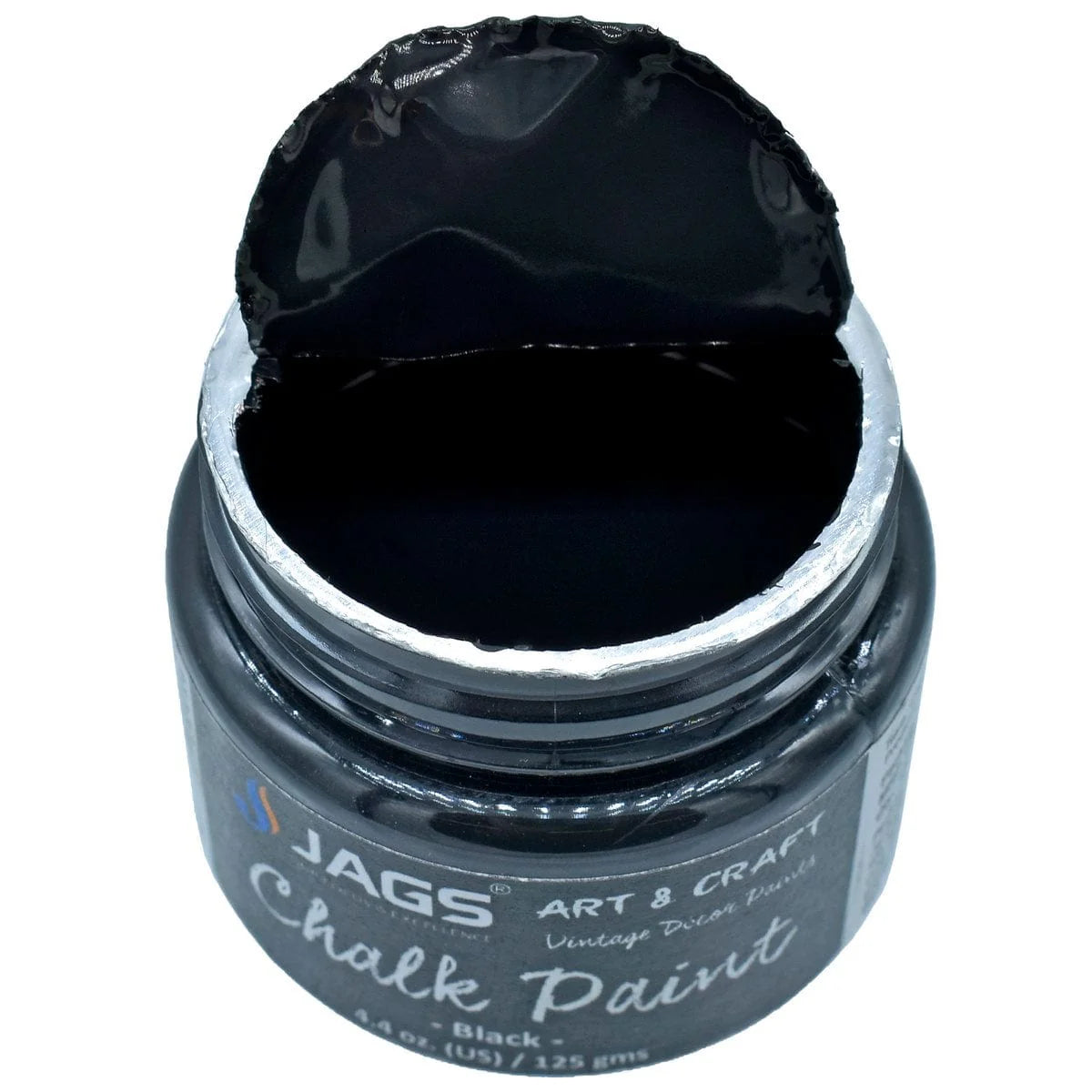 Jags Art Chalk Paint Black 4.4 Oz 125ML JACP00